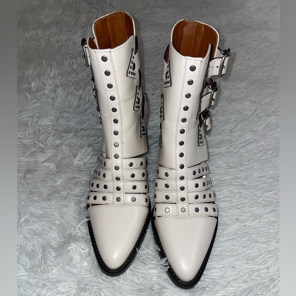 Coach Phoebe Studded Pointed-Toe Boots- Size 8.5 - Picture 2 of 10